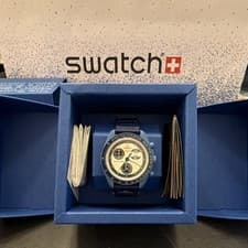 OMEGA x Swatch Super Blue moon limited edition Box and papers.