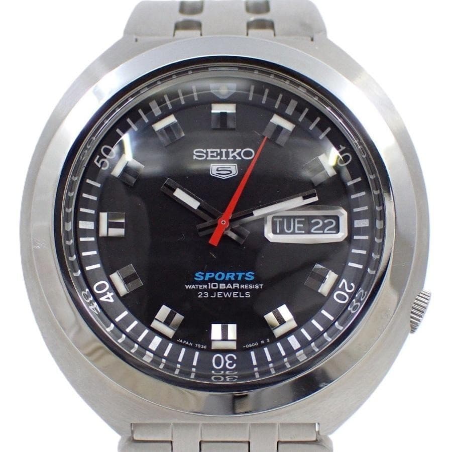 SEIKO 5 Sports SBSS007 7S36-0060 Automatic Watch Black JP