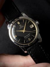 1955 Omega Seamaster Calendar Automatic watch Ref 2849-1SC Black dial cal 503