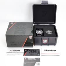 LUMINOX 35th Anniversary Military 3069 US Model Black Dial Rubber Men's Boxed