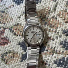 Seiko SAT10 Automatic Watch Silver Stainless Steel Used From Japan