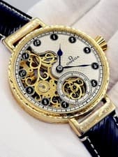 😍 Swiss [MINT, WORKS] OMEGA Rare Antique 50mm Marriage Men's Watch