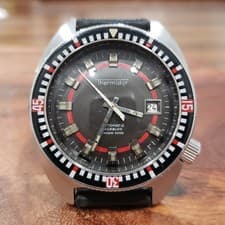 1960s Thermidor Automatic Vintage Skin Diver Watch 200m Steel 41mm ETA Cal. 2783