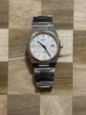 Tissot PRX Powermatic 80 40mm White Dial Gold Bezel