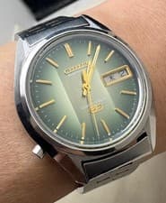 Citizen Cosmotron Watch Vintage Electromagnetic Temp 1974 Rare Authentic Genuine