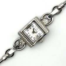 Hamilton H314910 Diamond Shell American Classic Wristwatch Silver Dial