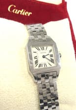 Cartier 2698 Santos Demoiselle 20mm Quartz Ladies Watch - Fits 6.25"