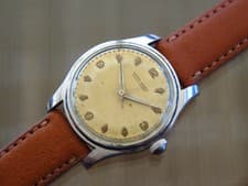 Vintage mens Ulysse Nardin Calatrava manual wind 31mm steel all original rare!