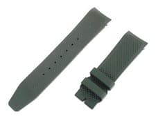 IWC Khaki Green Rubber Strap for Porto Manual Used From Japan
