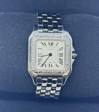 Cartier Panthère de Cartier Medium Model Ref. WSPN0007 Diamond Bezel WATCH ONLY