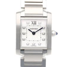CARTIER Tank francaise SM Watches WE110006(3217) Stainless Steel used