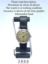 1941 Omega Manual Wind 17 Jewels Watch In Good Working Condition.