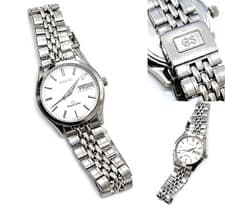 Seiko Grand Seiko 9F83-9A00 SBGT001 Day Date Stainless Steel Quartz Mens Watch