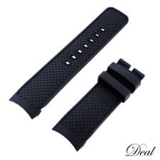 IWC Aquatimer Rubber Strap Black for Buckle Men's 22mm New From Japan