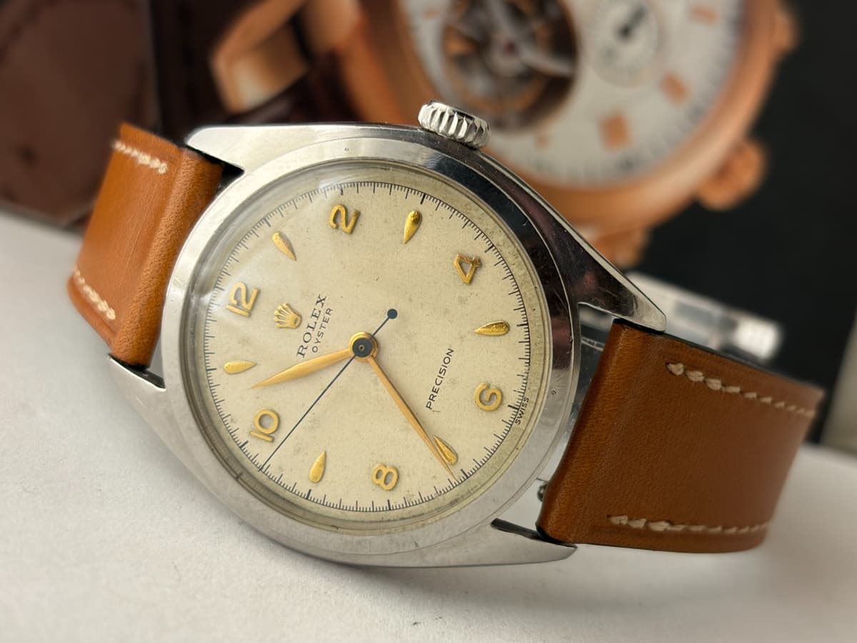 RARE Vintage Rolex Precision Oversized 36mm Ref. 6024 1950's Men's Watch