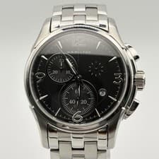 Hamilton Jazzmaster Chronograph H326120 Watch Timepiece Black Dial Case