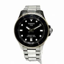 TISSOT Seastar T120210 Quartz Diver's Watch Men Used