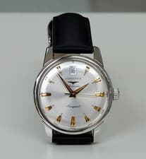 Longines Conquest Heritage Automatic Watch 35mm Silver Dial L1.611.4.75.2 [Mint]