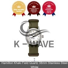 Hamilton Khaki Field Quartz 38mm Stainless Steel White Express