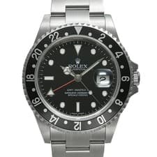 ROLEX Gmt Master Ii 16710 Black Case Size 40mm x 40mm Men's Used Watch #41127