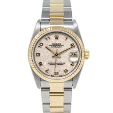 Rolex Datejust 31, 68273, Steel & Gold, Ivory Jubilee Arabic Dial, Oyster Bra...