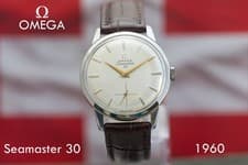 OMEGA SEAMASTER 30 GUILLOCHE DIAL 1960 WATCH - FULLY SERVICED & WARRANTY CAL.267