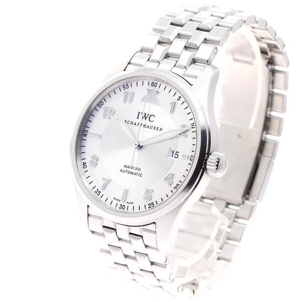 IWC PILOT'S WATCH SPITFIRE MARK XVI IW325505 39mm SS Silver Dial Automatic #C455