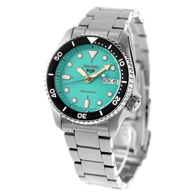 Seiko 5 Sports SBSA229 Green Dial Stainless Steel Automatic Watch Unisex
