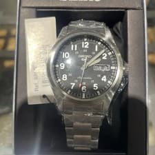 Seiko SRPG27K1 Sports Field Watch - 10ATM Water Resistance