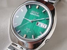 Seiko 5 Actus 6106 7590 Timepiece 23 Jewels Original Belt Vintage Watch