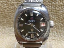 RADO Golden Horse Ladies Automatic Watch Black Dial 22mm Used