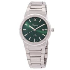 Salvatore Ferragamo Quartz Green Dial Men's Watch SFDT01220