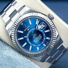 Rolex Sky Dweller 326934 Blue Dial Oyster 42mm Box & Papers
