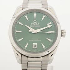 Omega Seamaster 220.10.38.20.10.002 SS SS AT Green-Face 6 Extra Links