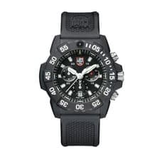 LUMINOX Navy SEAL Chronograph 3580 XS.3581 Carbonox WatchBlack Dial Rubber Band