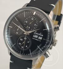 Mechanical multi-functional dress watch with round windshield From Japan