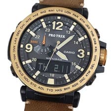 CASIO PRG-600YL PRO TREK Tough Solar Mens Watch Brown 50mm