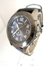 Seiko Brightz 7B25-0AA0 Radio Solar Titanium World Time Mens Watch Working Japan