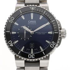 ORIS 7673 Aquis blue Dial Automatic Stainless Steel Men’s