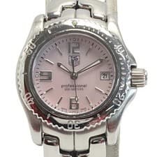 Tag Heuer Link Date WT141F Pink Shell Quartz Women's Working