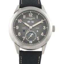 Patek Philippe Annual Calendar Travel Time White Gold Watch 5326g