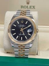 Rolex Datejust 41 SS/18K Yellow Gold Jubilee White Mint 126333