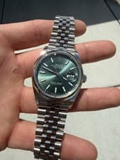 2026 Rolex Datejust 36 Mint Green Dial Stainless Steel Jubilee Full Set 126200