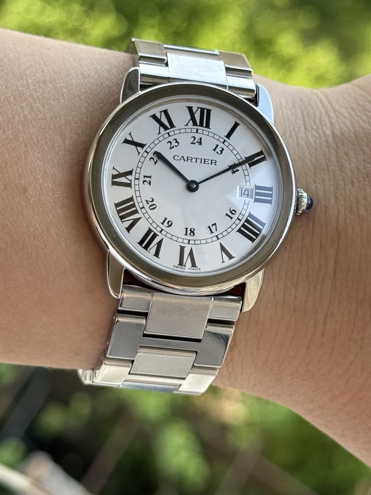 Cartier Rondo Solo Watch 2934 Quartz Unisex 36mm Swiss Made