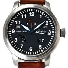 GLASHüTTE ORIGINAL  -  Senator Navigator Perpetual Calendar in Stainless Steel