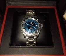 TAG Heuer Link Mens Blue Dial Watch. 39mm Stainless Swiss Quartz Date