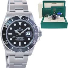 2022 MINT PAPERS Rolex Submariner 41mm Black Ceramic 126610LN Watch Box