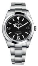 Rolex Explorer I Black Dial on Oyster 214270 Card 2019