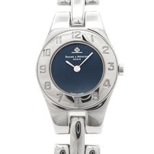 Baume & Mercier Linea Quartz SS Navy 22mm Watch