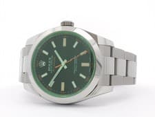 Rolex Milgauss Black Dial Green Crystal Stainless Steel 40MM Automatic 116400GV